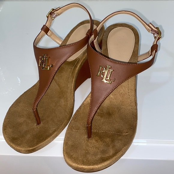 lauren ralph lauren jeannie wedge sandals